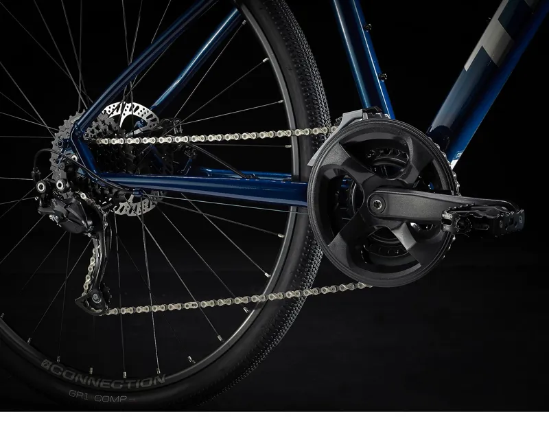 Trek Dual Sport 2 Hybrid Bike in Mulsanne Blue Small-6